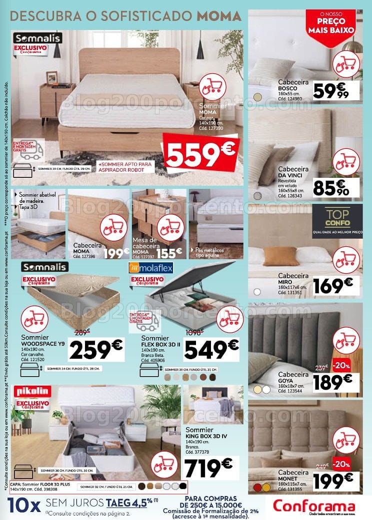 Antevisão Folheto CONFORAMA Promoções de 30 julho a 26 agosto